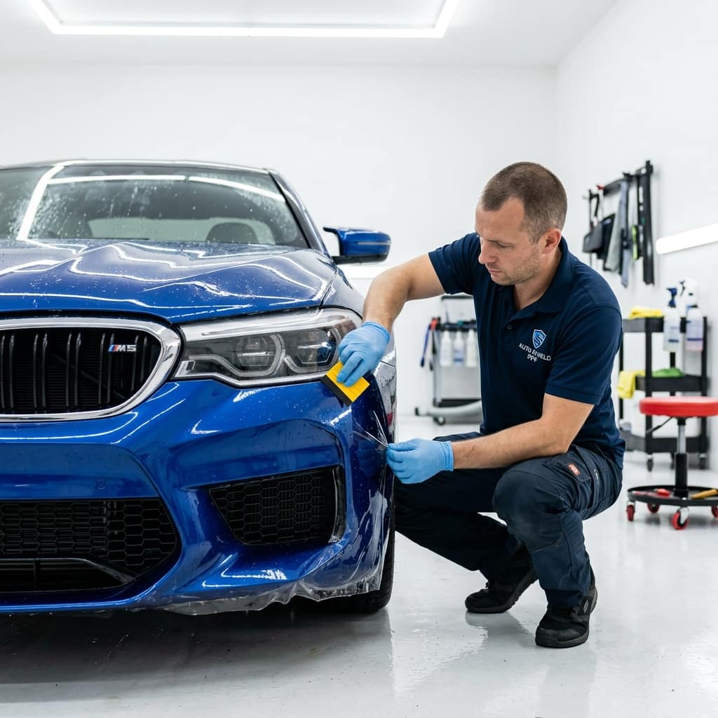 PPF installation on BMW M5